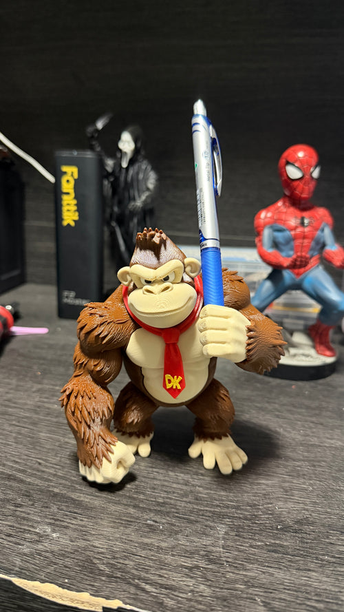 3D Printed DK Donkey Kong Pen Holder